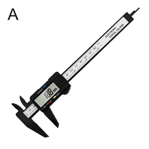 Electronic Digital Caliper Carbon Fiber Dial Vernier Caliper Gauge