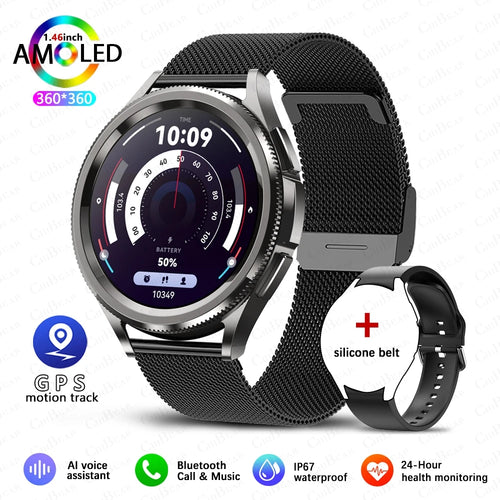 Watch 6 Classic Bluetooth Call Smart Watch Men GPS Outdoor Sports