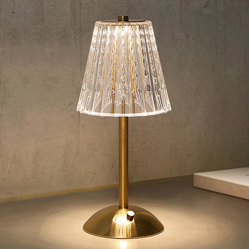 Bar Touch Table Lamp Rechargeable Wireless Desk Lamp Portable Bedroom