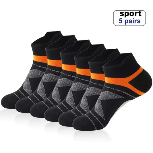3/5Pairs High Quality Socks Men Outdoor Casual Athletic Socks Short