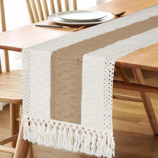 Scandinavian ins table flag cotton linen fabric living room TV cabinet