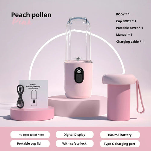 Portable Juicer Household 16 Blade Small Juicer Electric Student