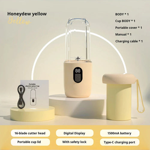 Portable Juicer Household 16 Blade Small Juicer Electric Student