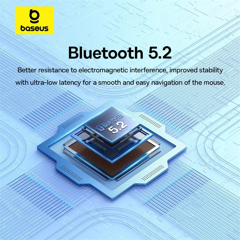 Baseus Wireless Mouse Gen 2 F02 Bluetooth 2.4G 4000 DPI Gaming Mouse