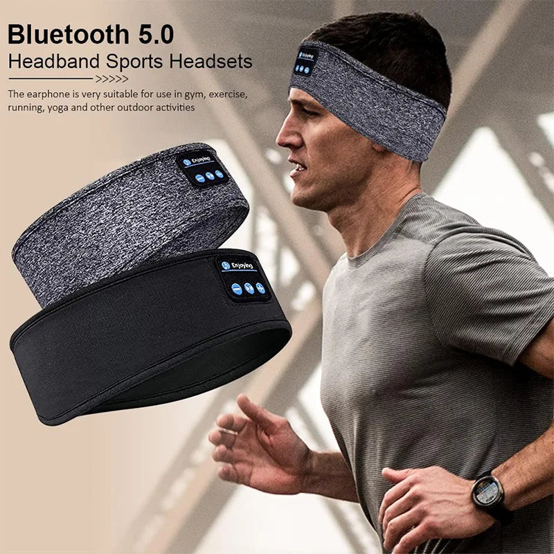 Wireless Bluetooth Music Eye Mask Sports Headband Anti-noise