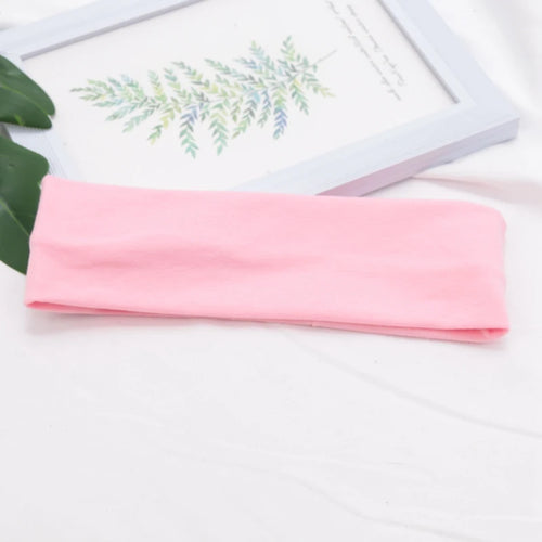 Elastic Cotton HairBand Fashion Headbands for Women Men Solid Running