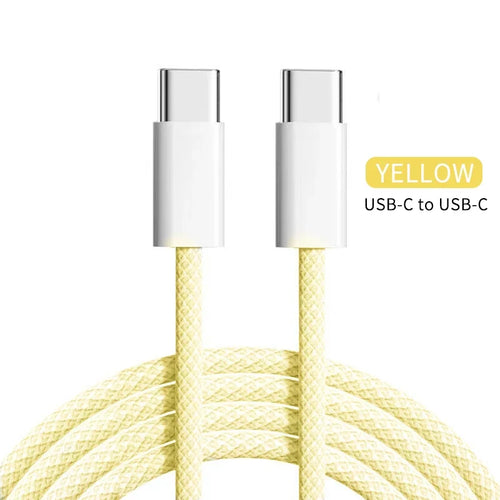PD 60W USB-C To Type C Cable for IPhone 15 16 Pro Fast Charging Wire