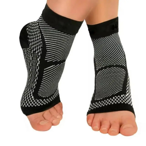 1Pair Sports Ankle Support Brace Compression Sleeve Plantar Fasciitis