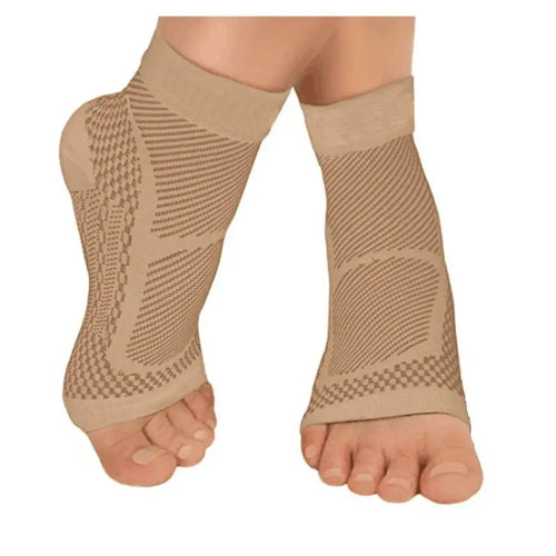 1Pair Sports Ankle Support Brace Compression Sleeve Plantar Fasciitis