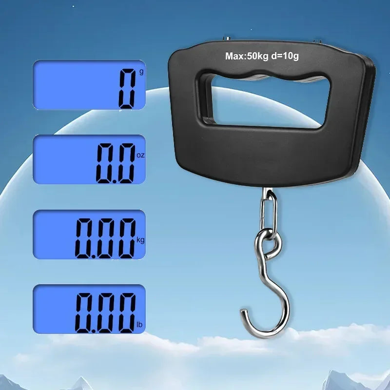 50kg/10g Travel Luggage Scale Portable Handheld Electronic Scale with