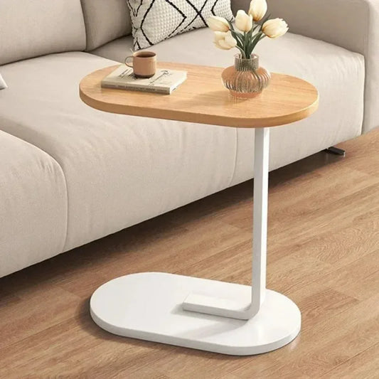 C-shaped Side Table Small Coffee Table Living Room Sofa Table Home