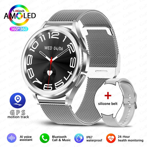 Watch 6 Classic Bluetooth Call Smart Watch Men GPS Outdoor Sports