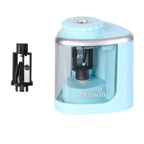Tenwin Electric/Manual 2 in 1 Pencil Portable Sharpener Safe Student