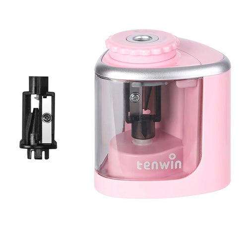 Tenwin Electric/Manual 2 in 1 Pencil Portable Sharpener Safe Student