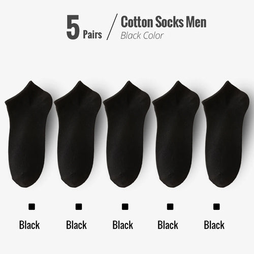 95% Combed Cotton Socks Men Business Dress Short Socks Soft Breathable