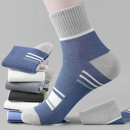 1pairs Men's Fashion Cotton Breathable Comfortable Ankle Socks, Men's