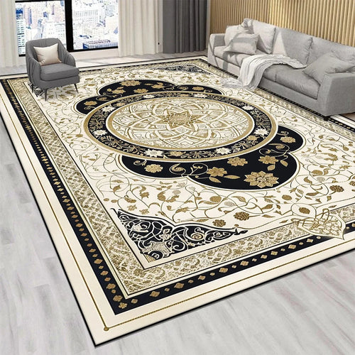 Persian Luxury Retro Red Carpet Living Room Large Size Non-slip Coffee