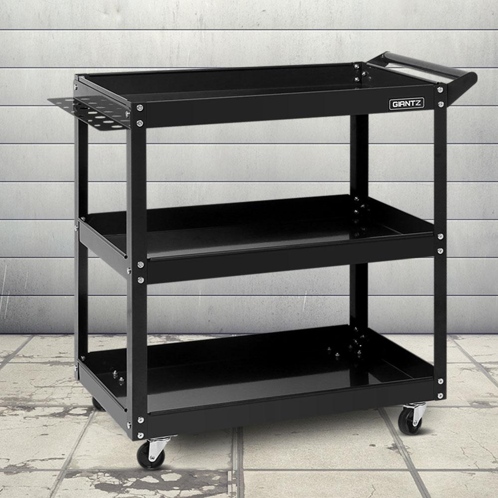 Giantz 3-Tier Tool Cart Trolley Workshop Garage Storage Organizer