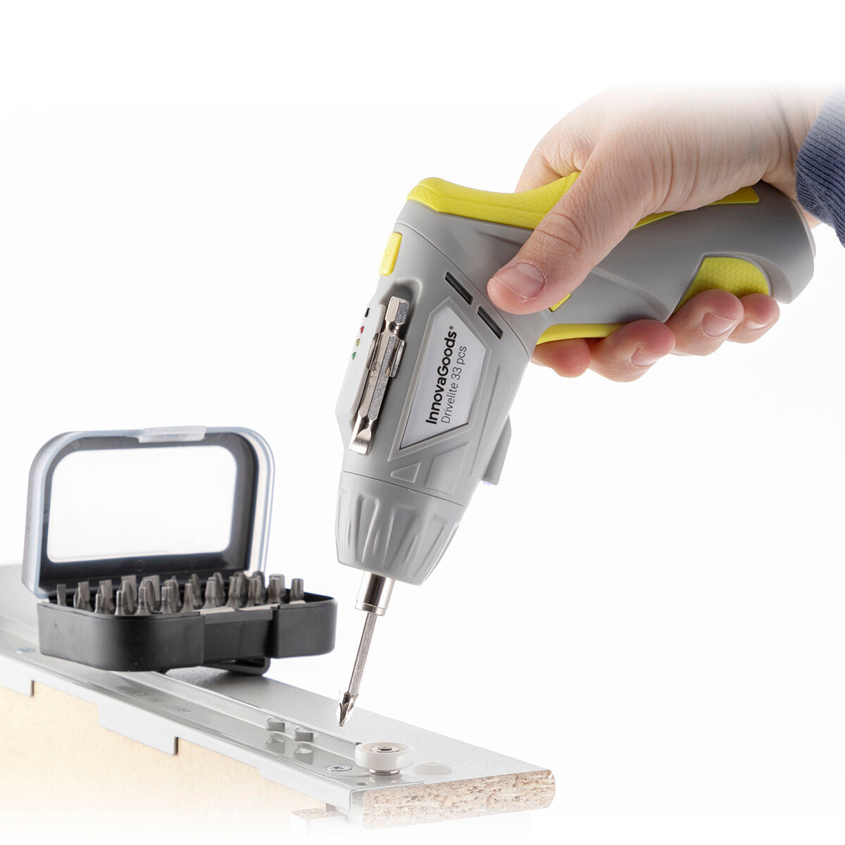Multi-position Wireless Electric Screwdriver with Accessories