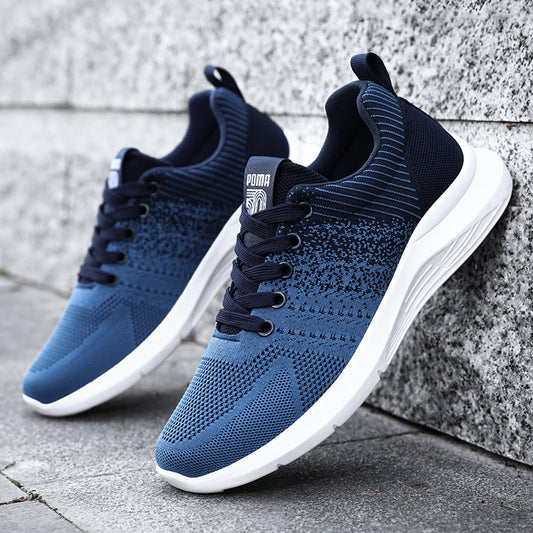 Men's Shoes Korean Casual Breathable Running Shoes