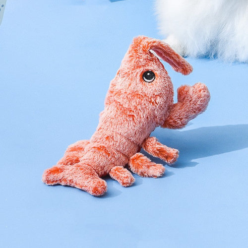 Pet Toys Electric Jumping Shrimp USB Charging Simulation Lobster Funny