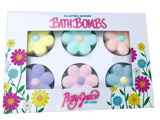 Bath Bomb Daisy Gift Set,All Natural  Flowers