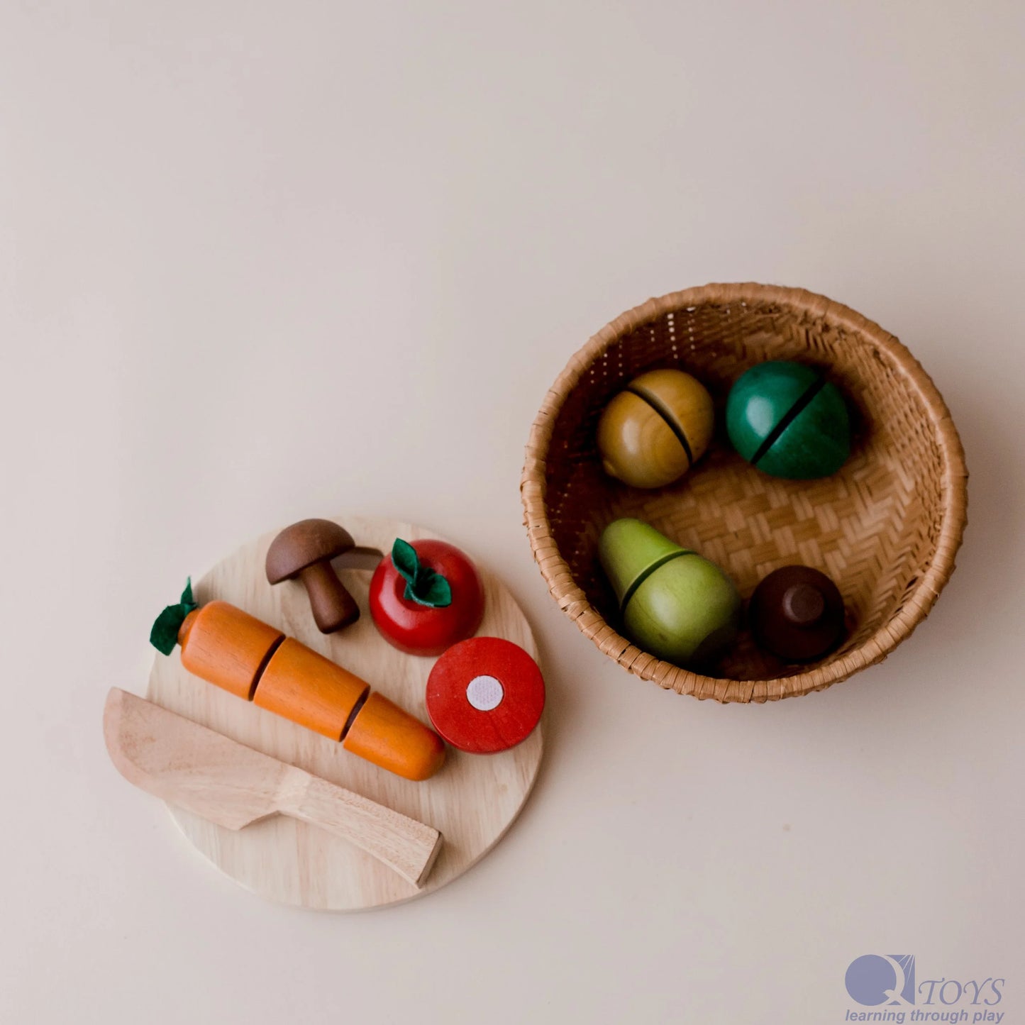 Fruit basket 9 pcs ( with knife