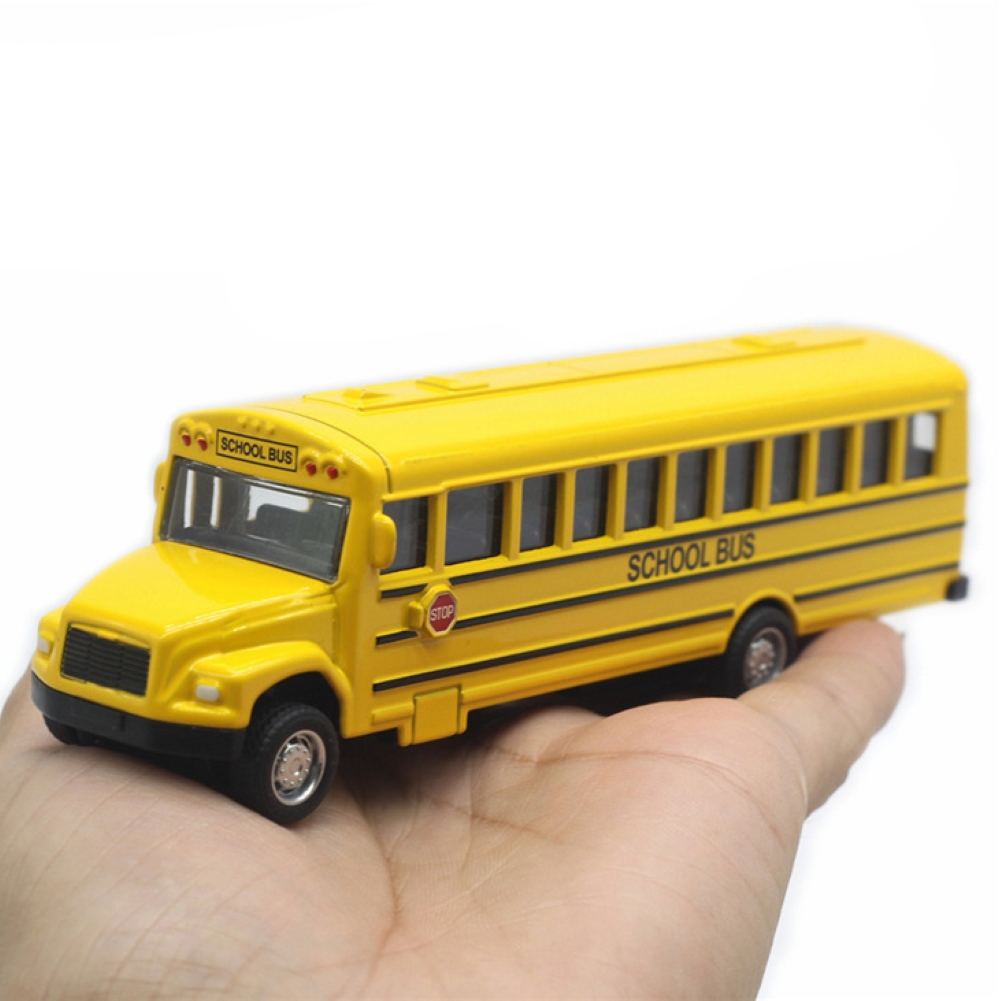 Inertial School Bus Model Car Model