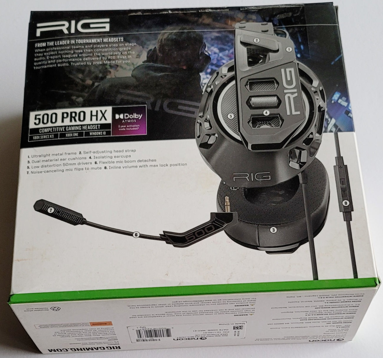 RIG 500 PRO HX Gen 2 Gaming Headset Xbox Series X S Xbox One