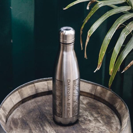 Daytona Beach - Florida Map Insulated Bottle