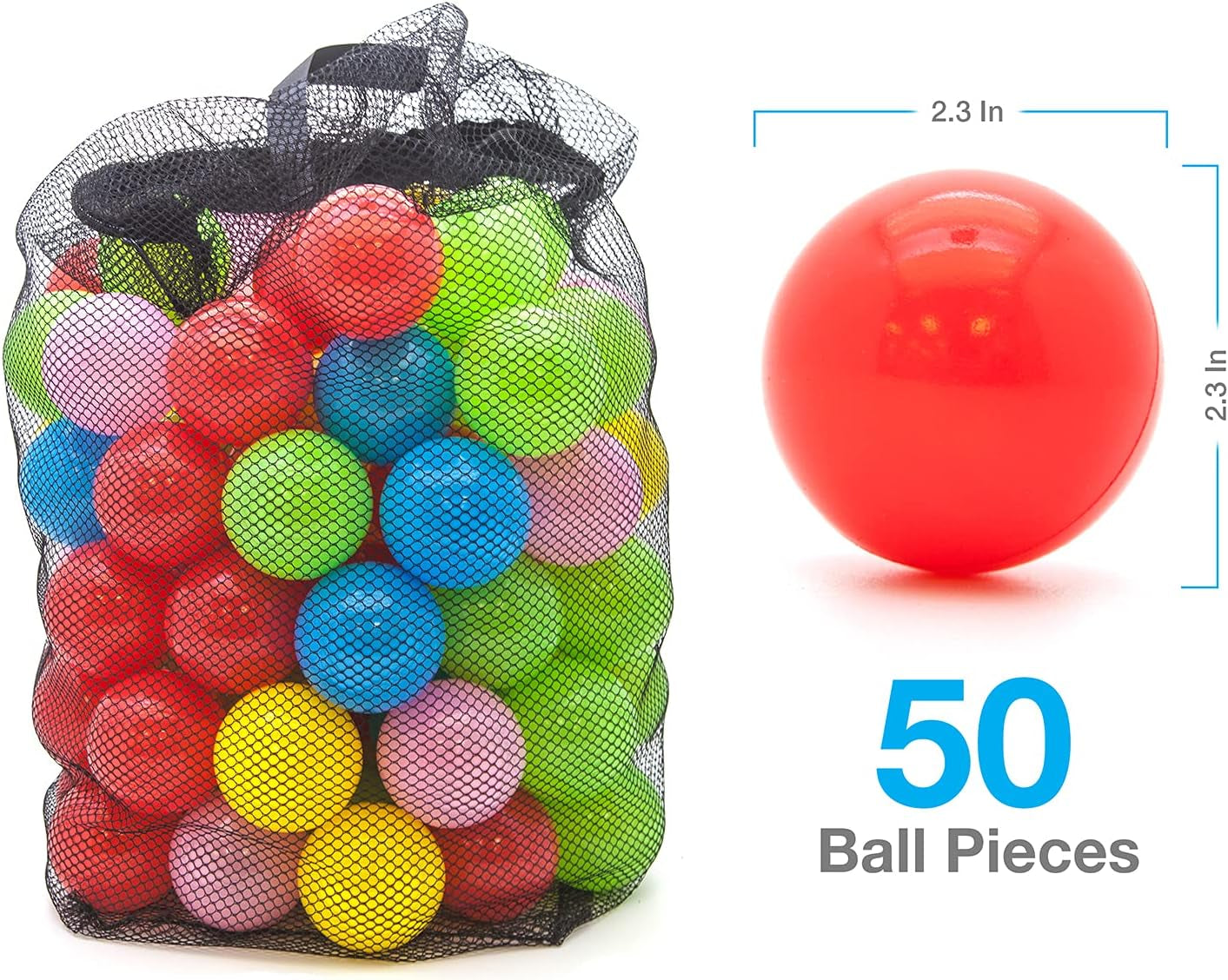 Junior Inflatable Bouncer Slide with 50 Balls