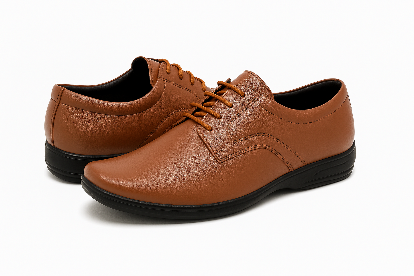 Men's Genuine Leather Shoes-7UK-TAN