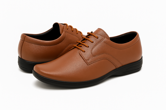 Men's Genuine Leather Shoes-7UK-TAN