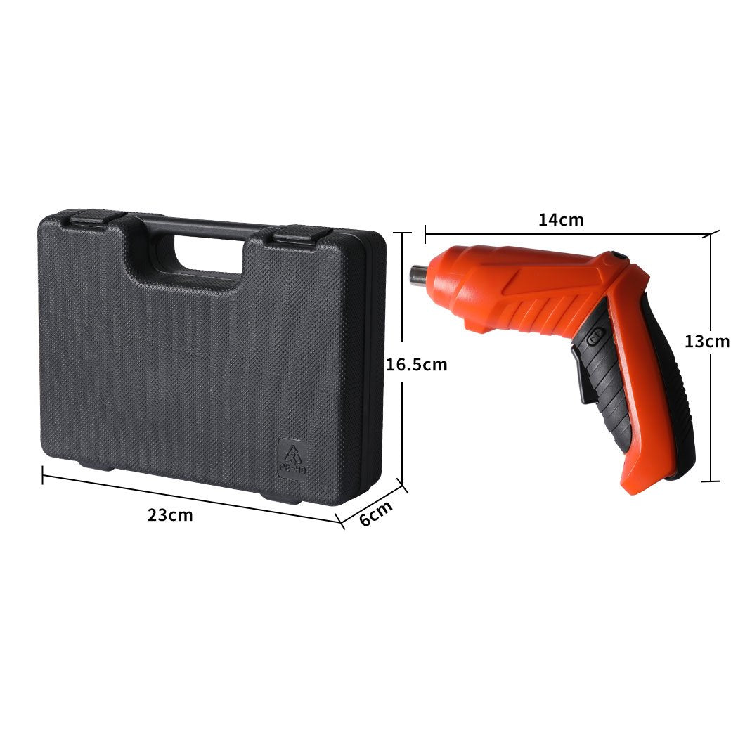 Cordless Screwdriver Electric Tool Set  Magnetic Screw Driver