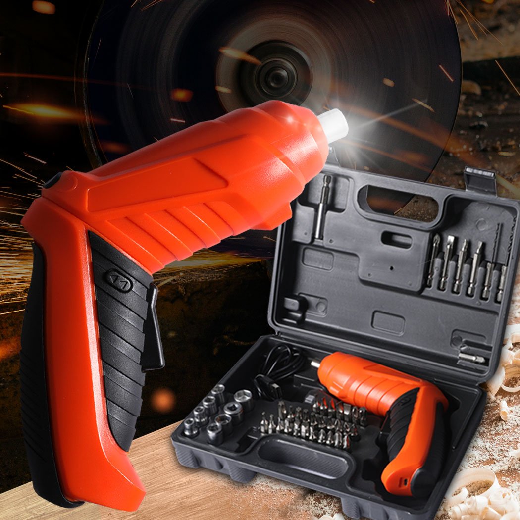 Cordless Screwdriver Electric Tool Set  Magnetic Screw Driver