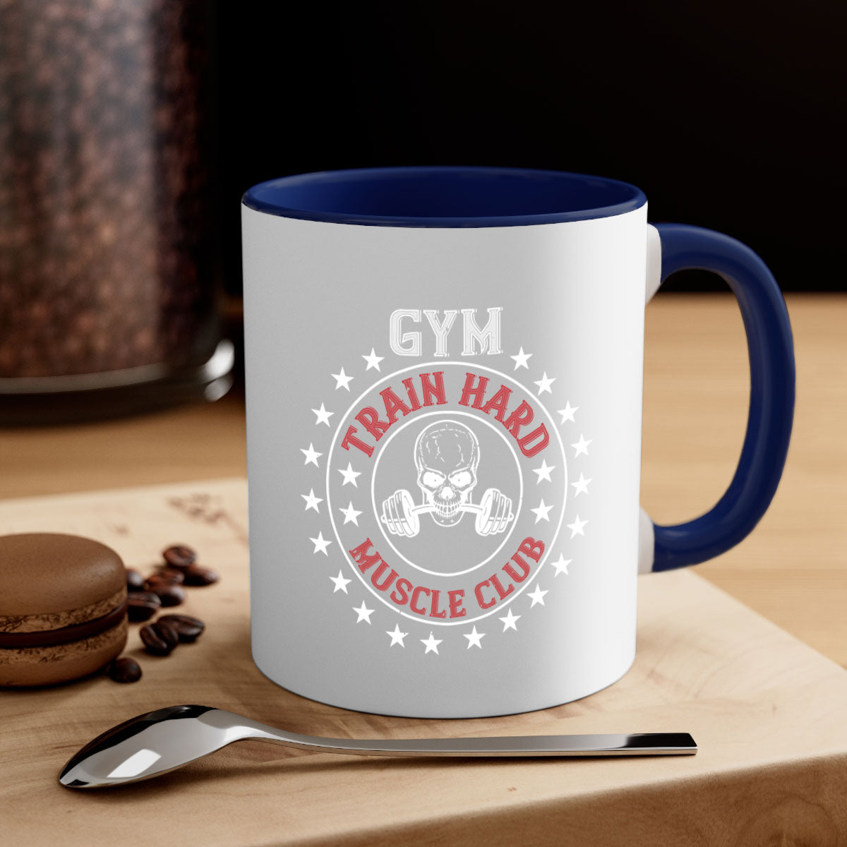 Gym train hard mucle club gym-Mug / Coffee Cup