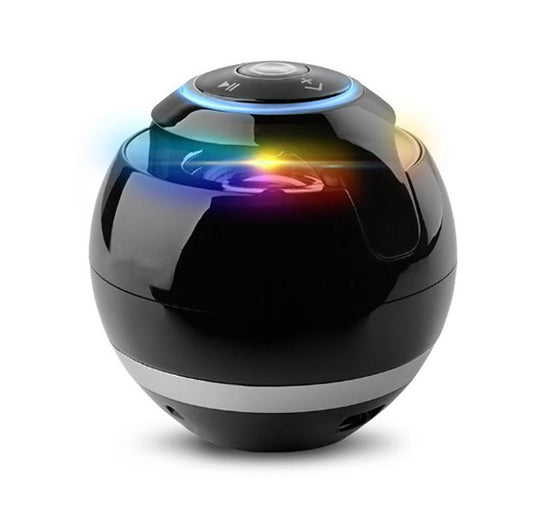 Fashion design Smart Bluetooth speakers 7 color LED light emitting 3D