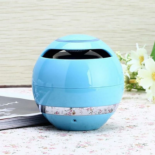 Fashion design Smart Bluetooth speakers 7 color LED light emitting 3D