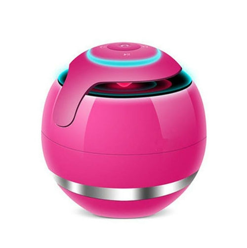 Fashion design Smart Bluetooth speakers 7 color LED light emitting 3D