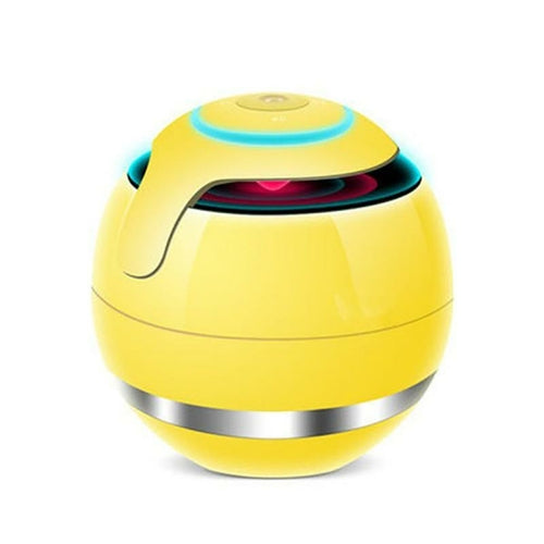 Fashion design Smart Bluetooth speakers 7 color LED light emitting 3D